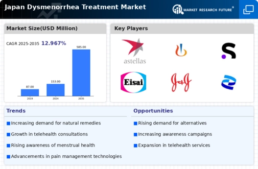 Japan Dysmenorrhea Treatment Market Infographic