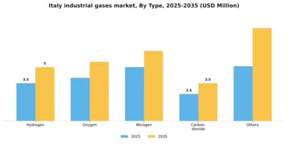 Italy Industrial Gases Market Segment Image 1