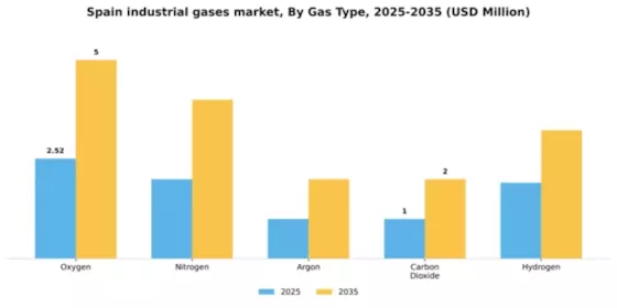 Spain Industrial Gases Market Segment Image 3