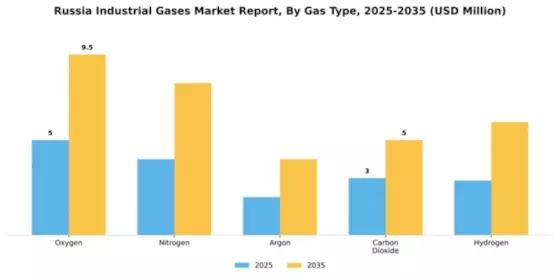 Russia Industrial Gases Market Segment Image 3