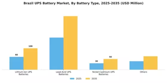 Brazil UPS Battery Market Segment Image 1