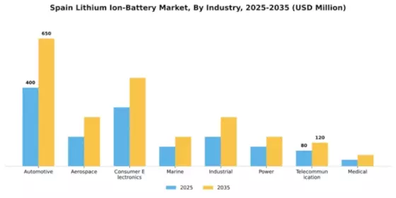 Spain Lithium Ion Battery Market Segment Image 1
