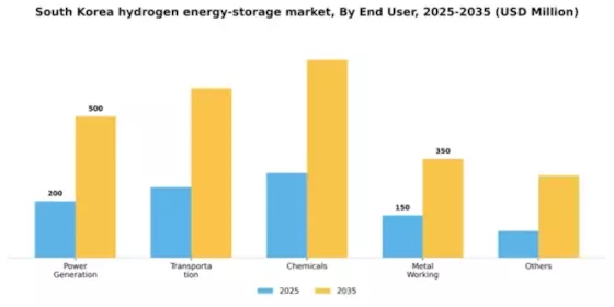 South Korea Hydrogen Energy Storage Market Segment Image 0