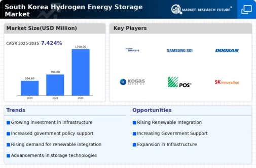 South Korea Hydrogen Energy Storage Market Infographic