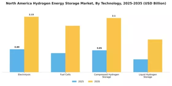 North America Hydrogen Energy Storage Market Segment Image 2