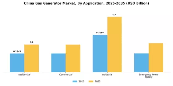 China Gas Generator Market Segment Image 0