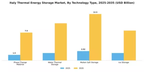 Italy Thermal Energy Storage Market Segment Image 3