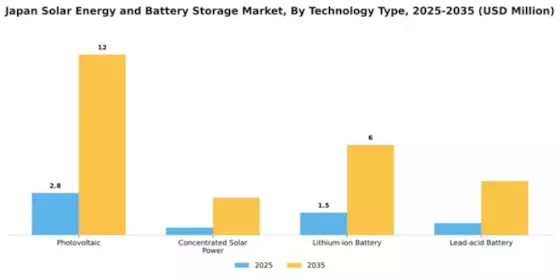 Japan Solar Energy and Battery Storage Market Segment Image 3