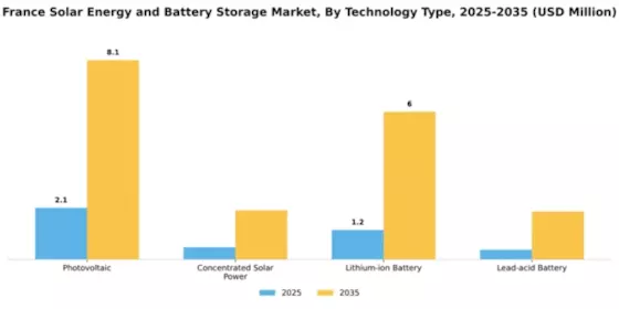 France Solar Energy and Battery Storage Market Segment Image 3