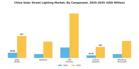China Solar Street Lighting Market Segment Image 1