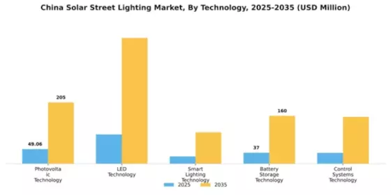 China Solar Street Lighting Market Segment Image 3