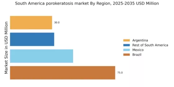 South America Porokeratosis Market Regional Image