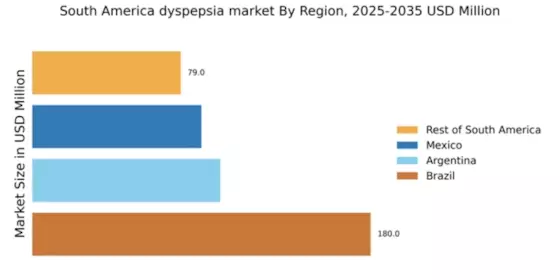 South America Dyspepsia Market Regional Image