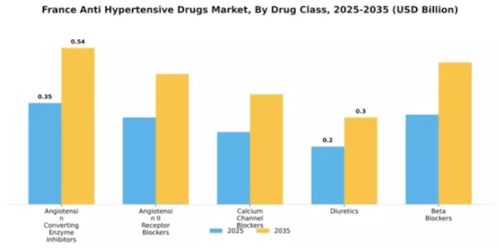 France Anti Hypertensive Drugs Market Segment Image 2