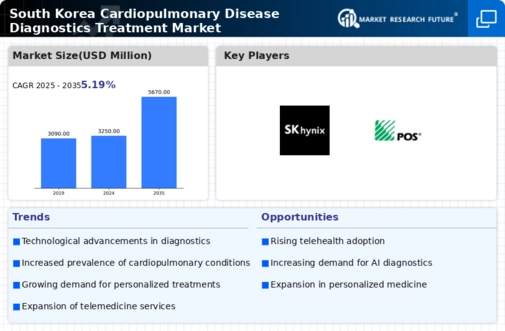 South Korea Cardiopulmonary Disease Diagnostics Treatment Market Infographic