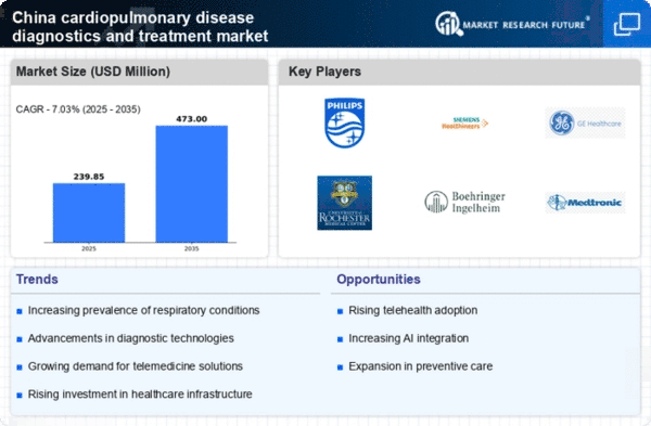 China Cardiopulmonary Disease Diagnostics Treatment Market Infographic