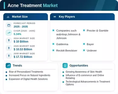 Acne Treatment Market Infographic