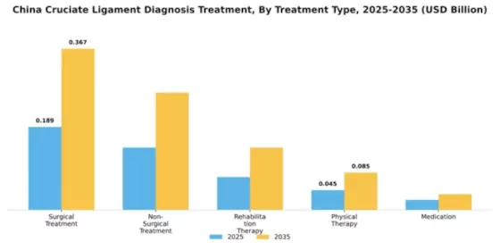 China Cruciate Ligament Diagnosis Treatment Market Segment Image 3