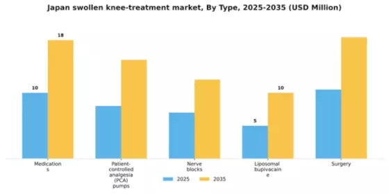 Japan Swollen Knee Treatment Market Segment Image 1