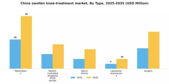 China Swollen Knee Treatment Market Segment Image 1