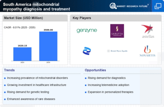South America Mitochondrial Myopathy Diagnosis Treatment Market Infographic