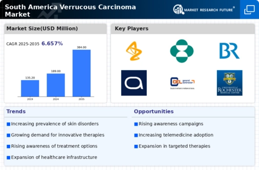 South America Verrucous Carcinoma Market Infographic