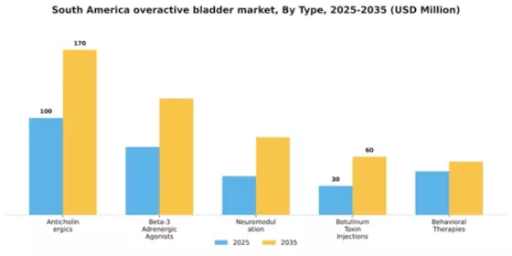 South America Overactive Bladder Treatment Market Segment Image 3