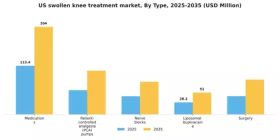 US Swollen Knee Treatment Market Segment Image 1