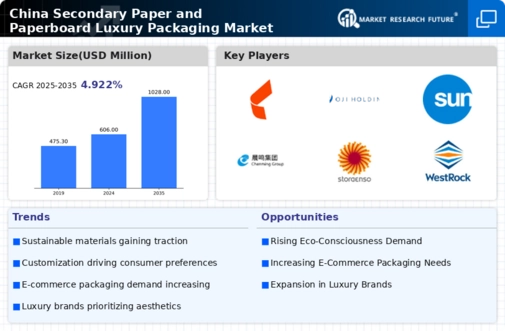 China Secondary Paper Paperboard Luxury Packaging Market Infographic
