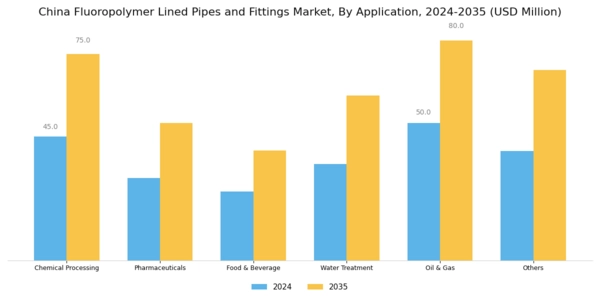 China Fluoropolymer Lined Pipes Fittings Market Segment Image 5