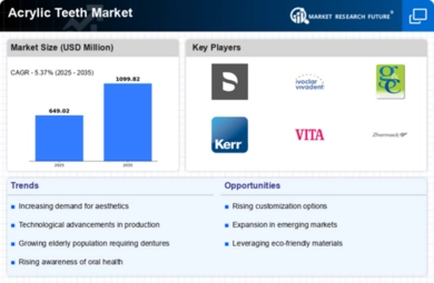 Acrylic Teeth Market Infographic