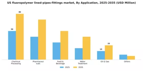 US Fluoropolymer Lined Pipes Fittings Market Segment Image 0