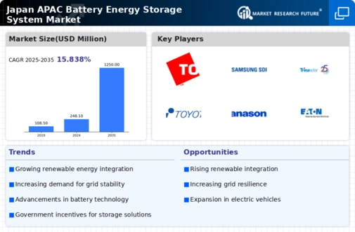 Japan APAC Battery Energy Storage System Market Infographic