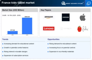 France Kids Tablet Market Infographic
