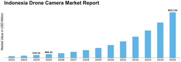 Indonesia Drone Camera Market Size