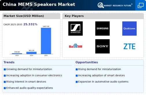 China MEMS Speakers Market Infographic