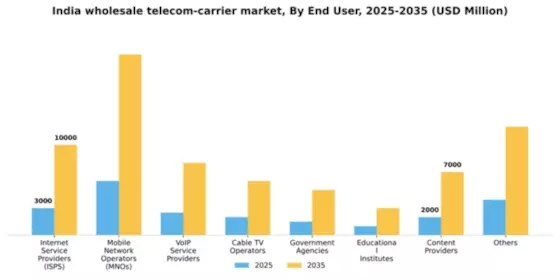 India Wholesale Telecom Carrier Market Segment Image 0
