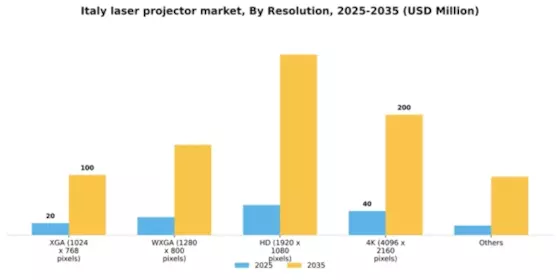 Italy Laser Projector Market Segment Image 1