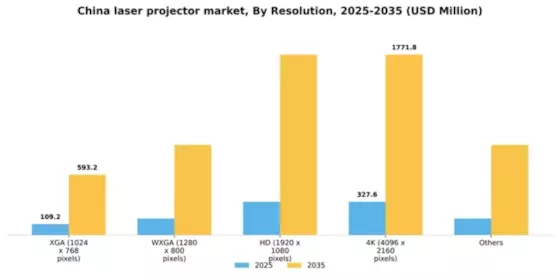 China Laser Projector Market Segment Image 1