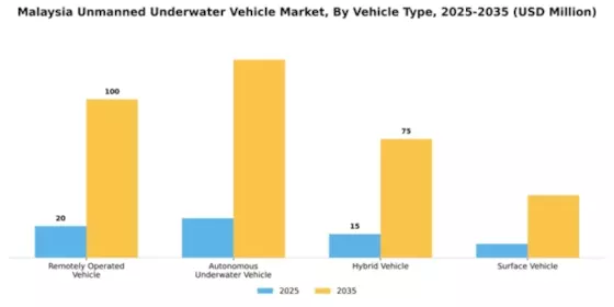 Malaysia Unmanned Underwater Vehicle Market Segment Image 3
