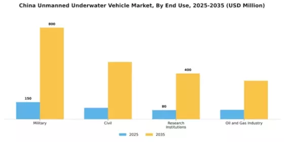 China Unmanned Underwater Vehicle Market Segment Image 1
