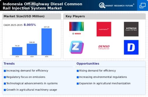 Indonesia Off Highway Diesel Common Rail Injection System Market Infographic