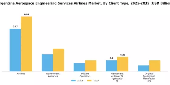 Argentina Aerospace Engineering Services Airlines Market Segment Image 1