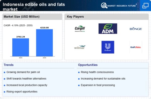 Indonesia Edible Oils Fats Market Infographic