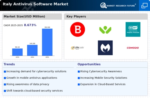 Italy Antivirus Software Market Infographic