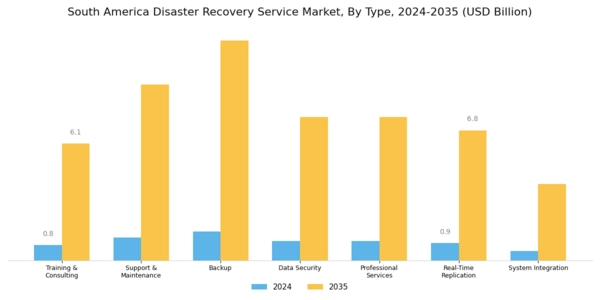South America Disaster Recovery Service Market Segment Image 0