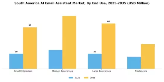 South America AI Email Assistant Market Segment Image 2