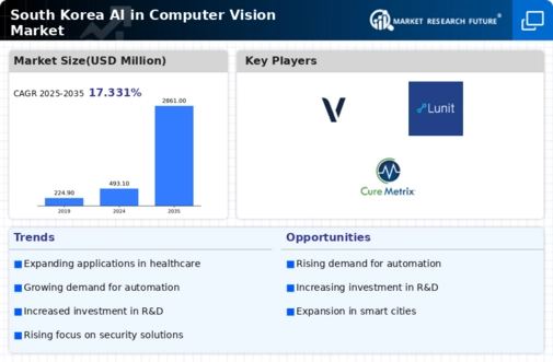 South Korea AI in Computer Vision Market Infographic