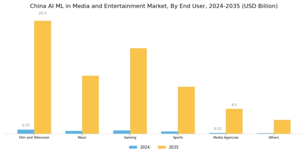 China AI ML in Media and Entertainment Market Segment Image 2