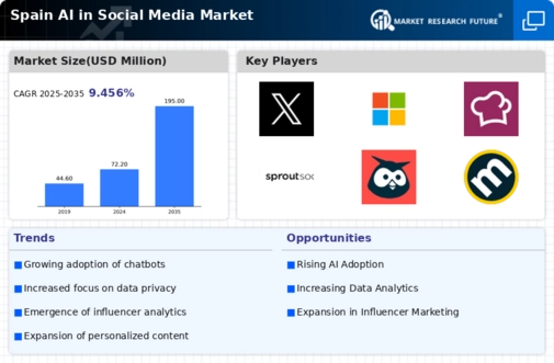 Spain AI in Social Media Market Infographic